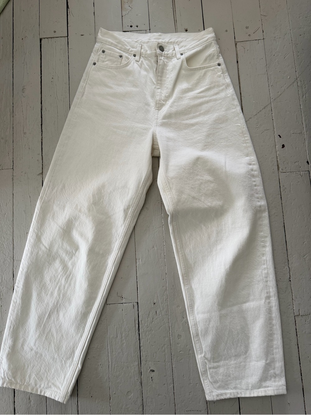 COS White Relaxed Women's Jeans